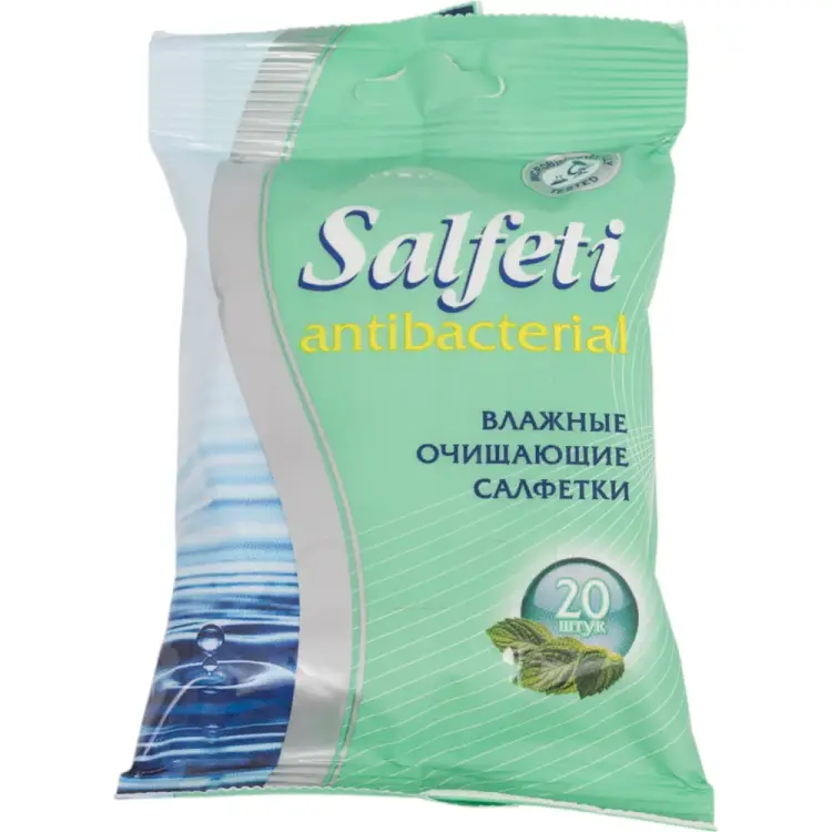 Антибактериальные влажные салфетки SALFETI SALFETI 70900