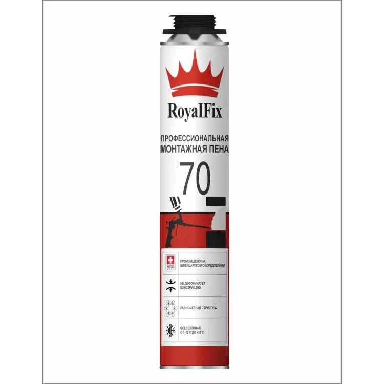 Профессиональная монтажная пена ROYALFIX 70 Fixik70