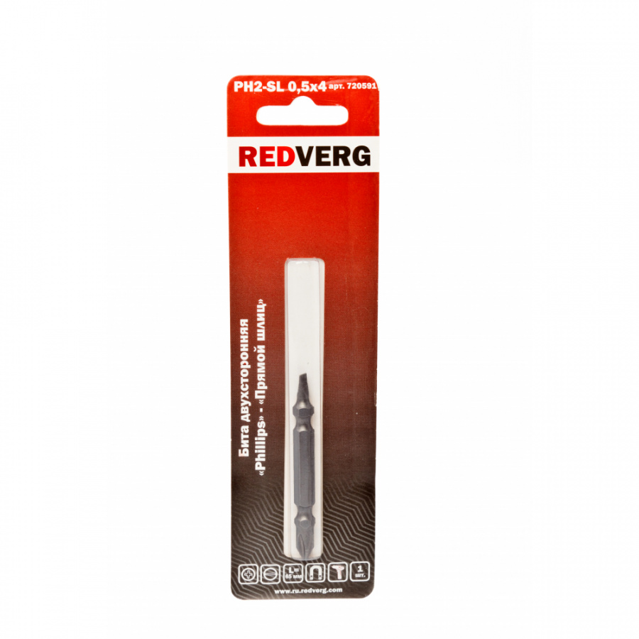 Двусторонняя бита REDVERG 720591 6623513