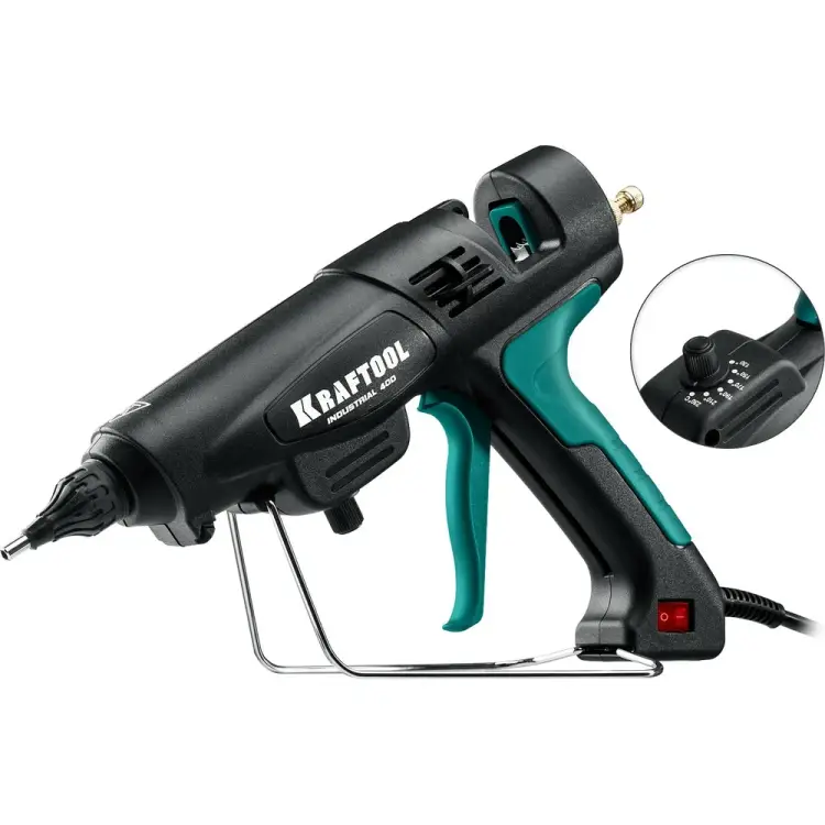 Электрический термоклеевой пистолет KRAFTOOL pro 06843-300-12 Электрический термоклеевой пистолет KRAFTOOL pro 06843-300-12