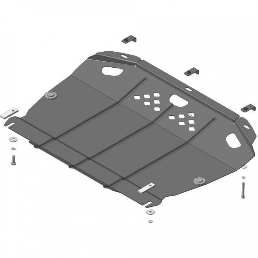 Стальная защита двигатель, КПП, MB Vito, W-447 2014- г.в. ООО Трио Сервис MOTODOR