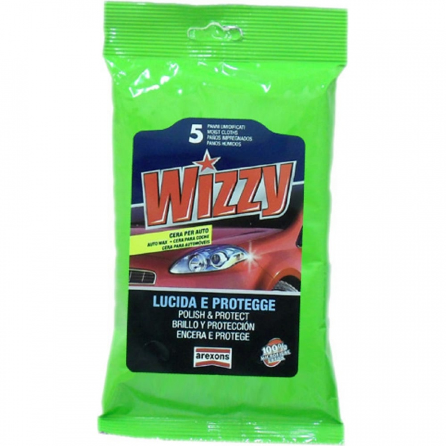 Салфетки для чистки и полировки кузова автомобиля AREXONS WIZZY High-Protection Wax