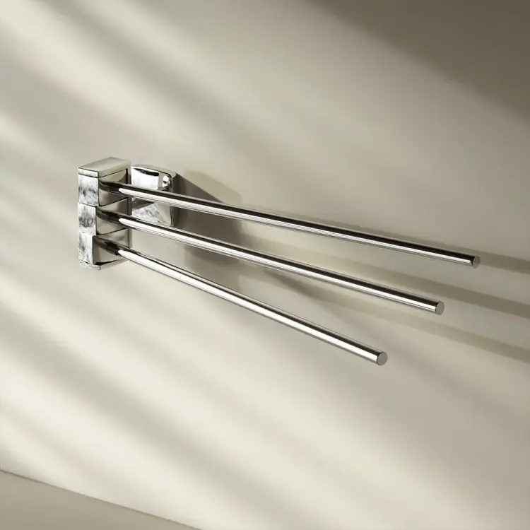 Тройная вешалка-вертушка для полотенец AM.PM Gem A9032700 Тройная вешалка-вертушка для полотенец AM.PM Gem A9032700