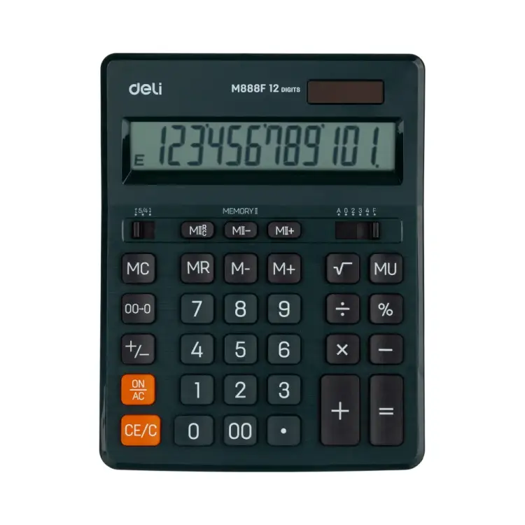 Настольный полноразмерный калькулятор DELI em888f 1552685 Настольный полноразмерный калькулятор DELI em888f 1552685