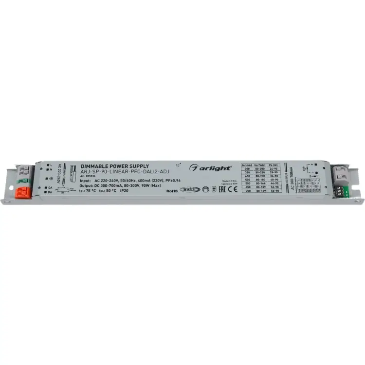 Блок питания Arlight ARJ-SP-90-LINEAR-PFC-DALI2-ADJ 035536