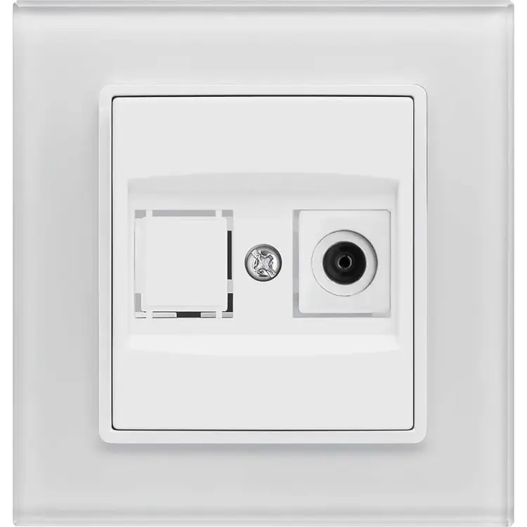 Телевизионная розетка Vesta Electric Exclusive White FRZ00040006BEL