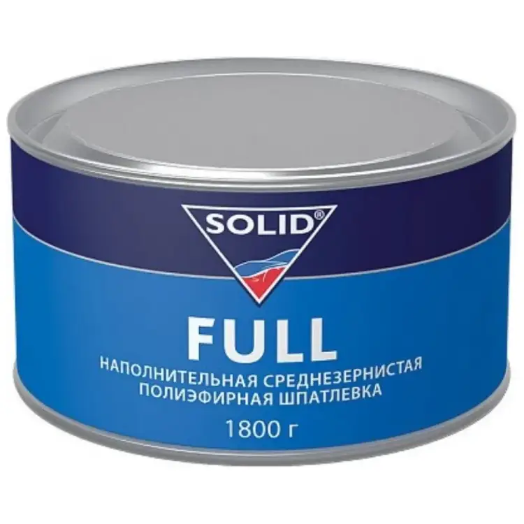 Наполнительная среднезернистая шпатлевка SOLID FULL 311.1800 Наполнительная среднезернистая шпатлевка SOLID FULL 311.1800