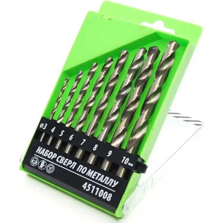 Набор сверл по металлу Pobedit 4511008