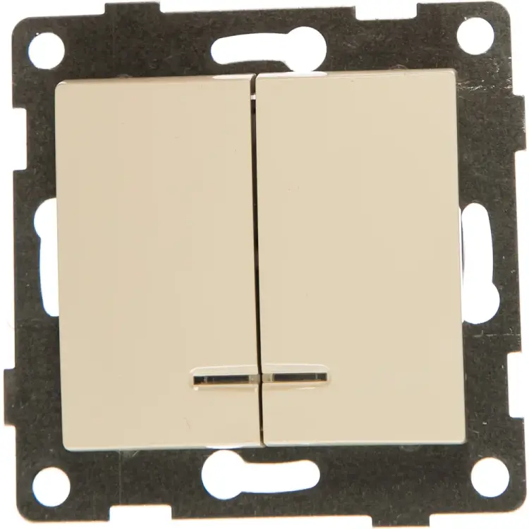 Двухклавишный выключатель GUSI Electric Bravo С10В28-003