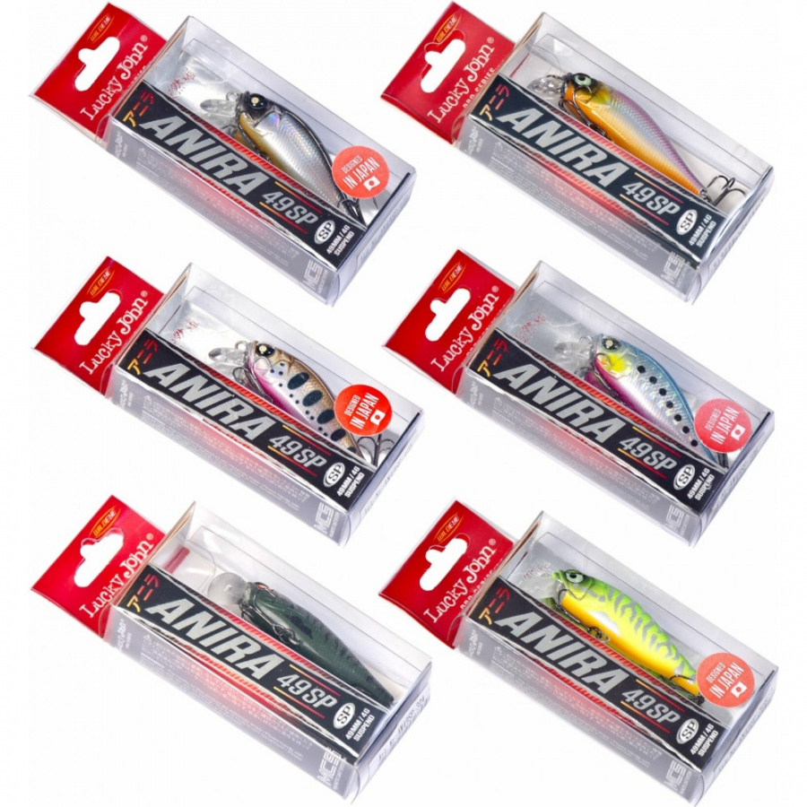 Воблеры-суспендеры Lucky John LJ Pro Series ANIRA SP 04.90/020SET