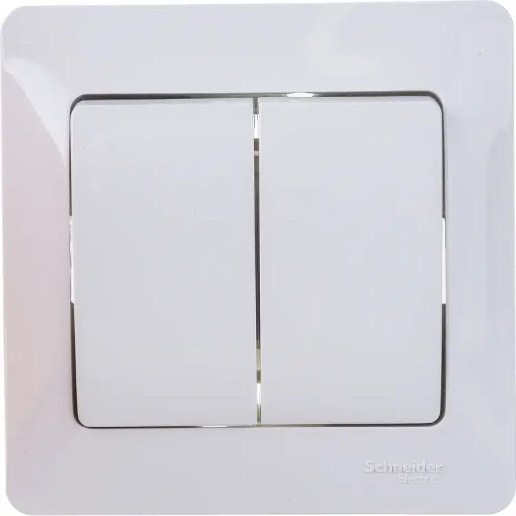 Двухклавишный выключатель Systeme Electric Glossa GSL000152