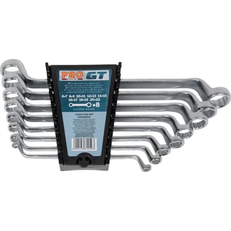 Набор накидных ключей STARTUL PRO GT PRO-83008 Набор накидных ключей STARTUL PRO GT PRO-83008