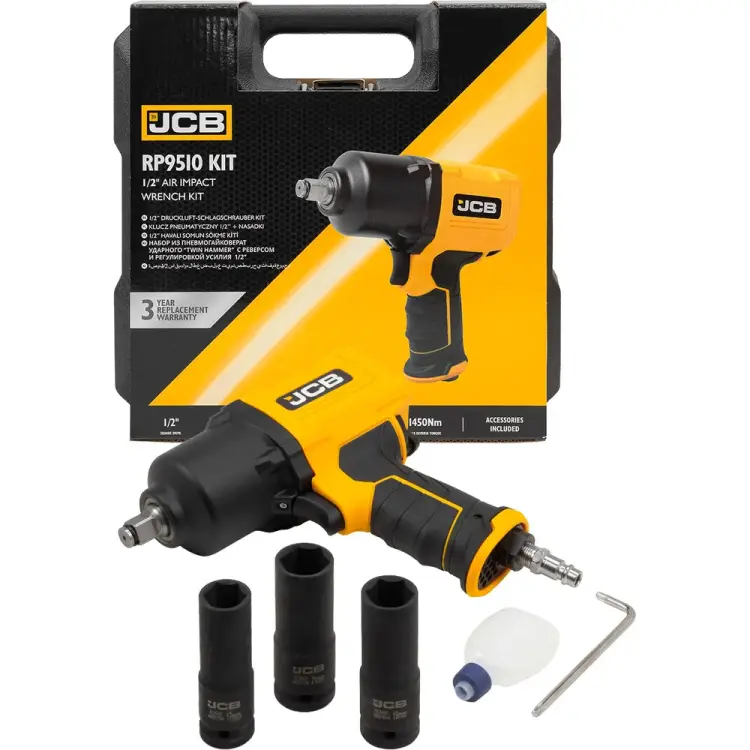 Ударный пневмогайковерт JCB Twin Hammer JCB-RP9510 KIT Ударный пневмогайковерт JCB Twin Hammer JCB-RP9510 KIT