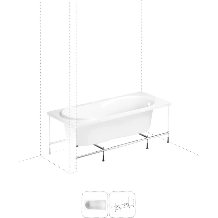 Акриловая ванна Lavinia Boho Easter Pro S1-37060075