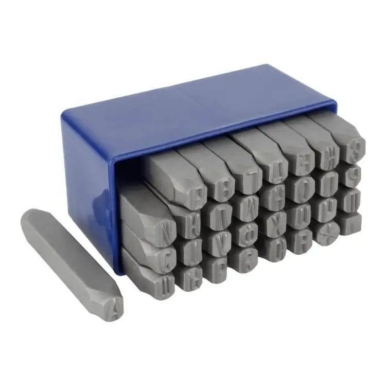 Набор стальных буквенных клейм Beril 552008 12346