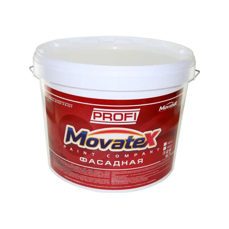 Фасадная водоэмульсионная краска Movatex PROFI Т04760