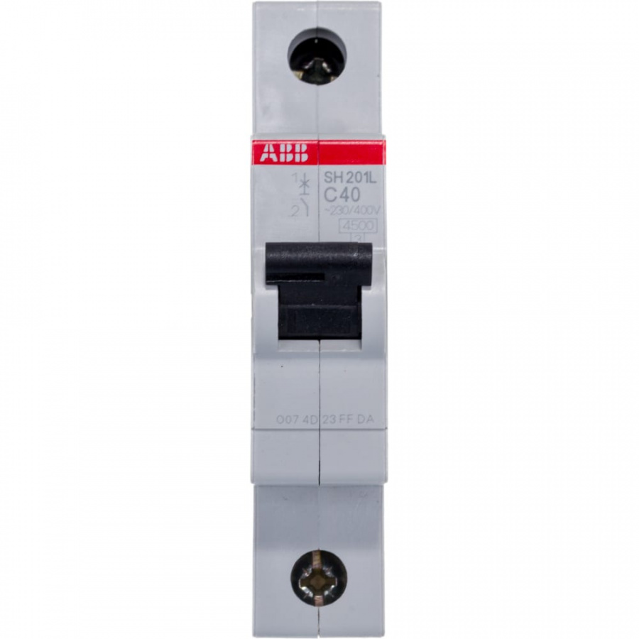 Автоматический выключатель ABB SH201L 1п C 4.5кА 40А