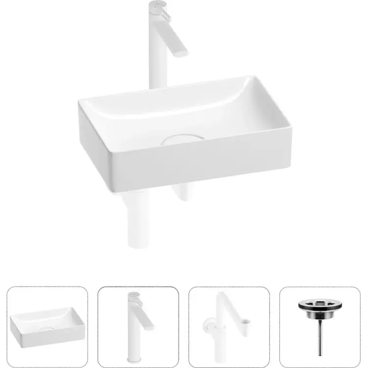 Раковина для ванной Wellsee Pure BY 201002590