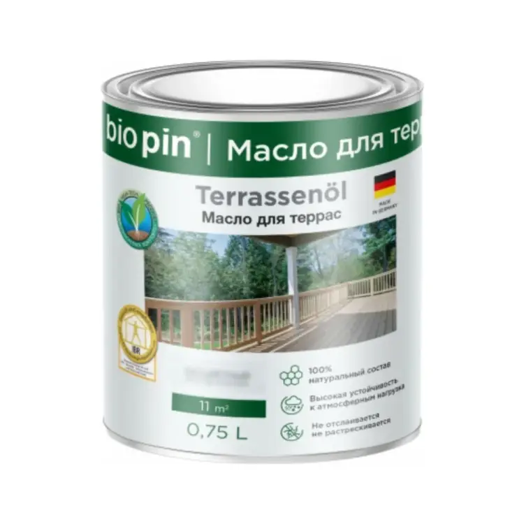 Масло для террас BIO PIN 4010 Terrassenol 40101C101