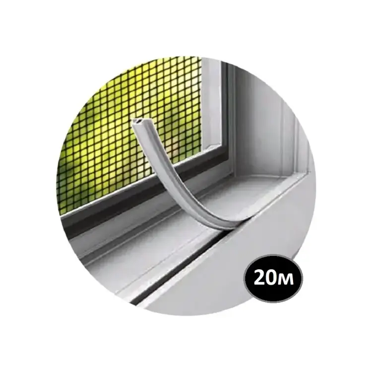 Заглушка паза штапика для окон и дверей KOMFORT москитные системы ЗПШАГ20