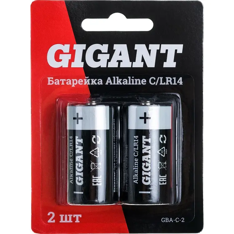 Батарейка Gigant Alkaline C/LR14 GBA-С-2