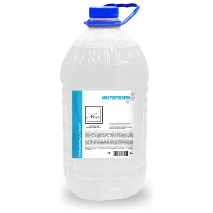 Нейтральное жидкое крем-мыло ИНТЕРХИМ 5 л nv01055