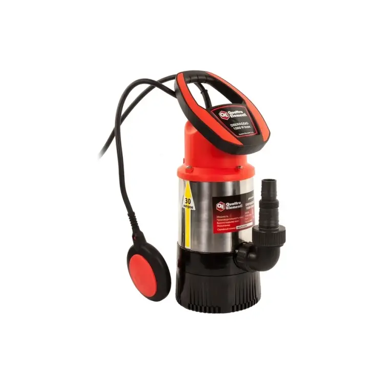 Напорный дренажный насос QUATTRO ELEMENTI 1000 H Inox 771-756