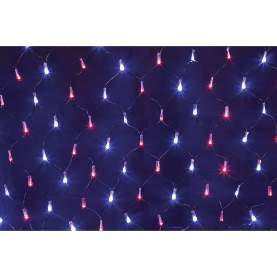 Гирлянда Neon-Night СЕТЬ 2,5х2,5м, черный ПВХ, 432LEDКРАСНЫЕ/синие