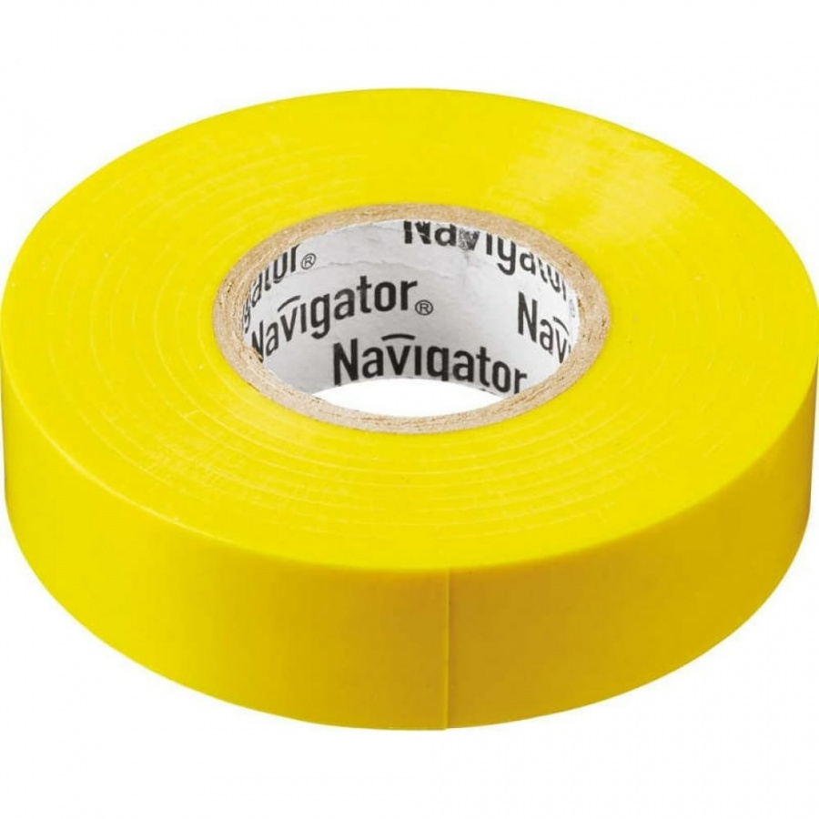 Изолента пвх Navigator NIT-A19-20/Y