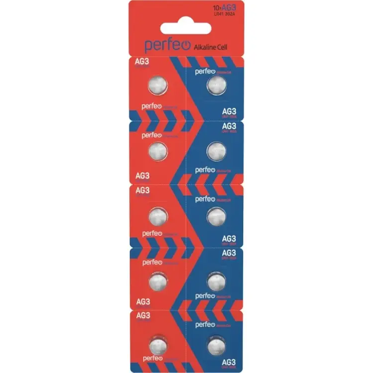 Алкалиновая батарейка Perfeo LR41 30 006 802
