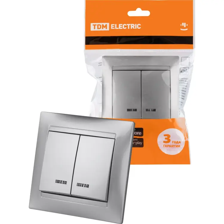 Выключатель TDM ELECTRIC Лама SQ1815-0205