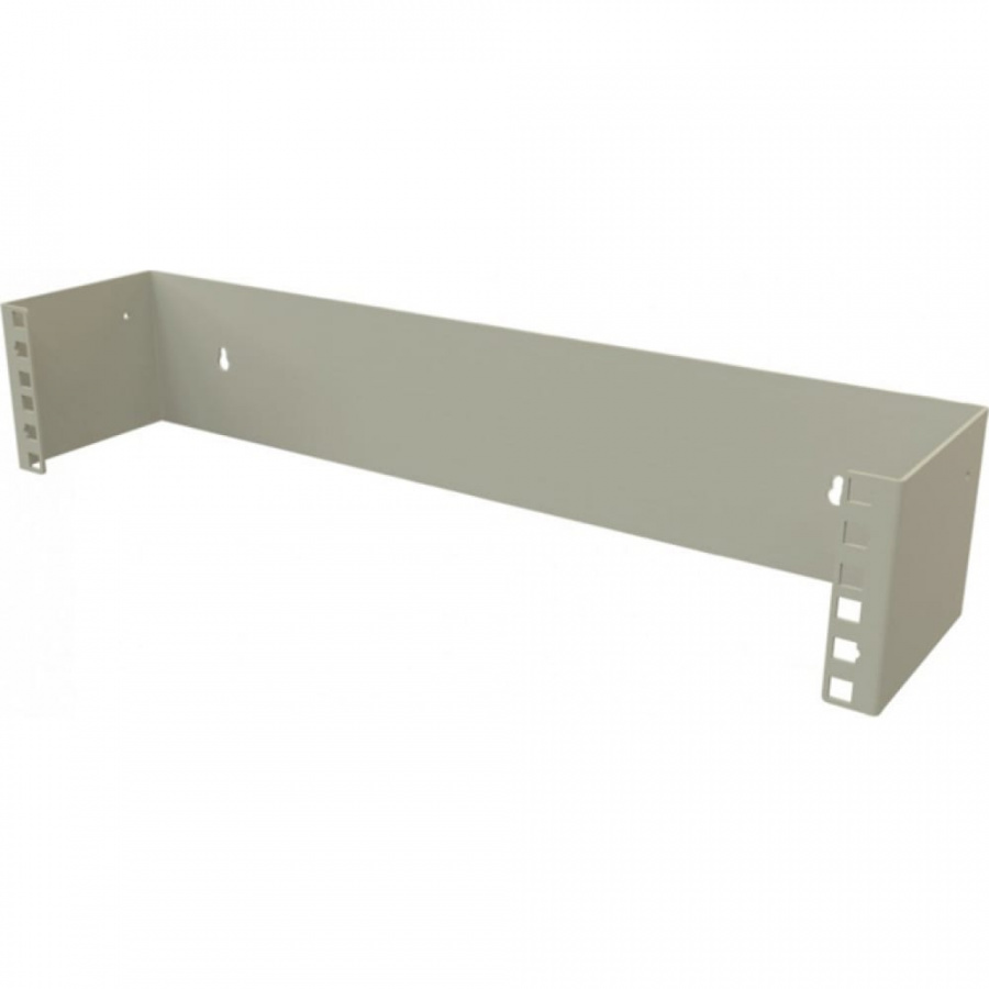 Настенный кронштейн для 19" оборудования Hyperline BW19-2U-110F-RAL7035