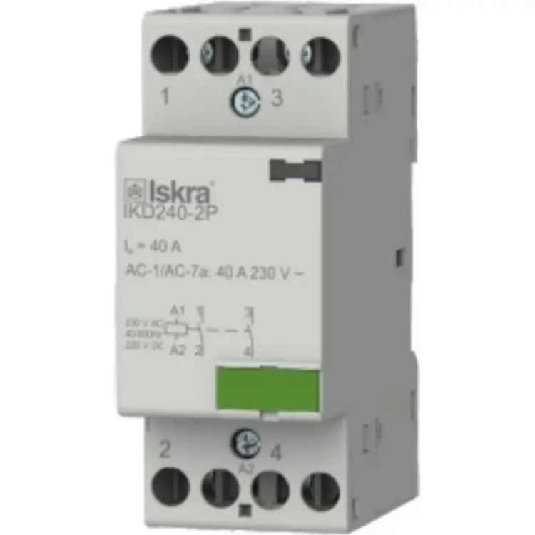 Модульный контактор iskra IKD240-2P/230/220V УТ-00019642