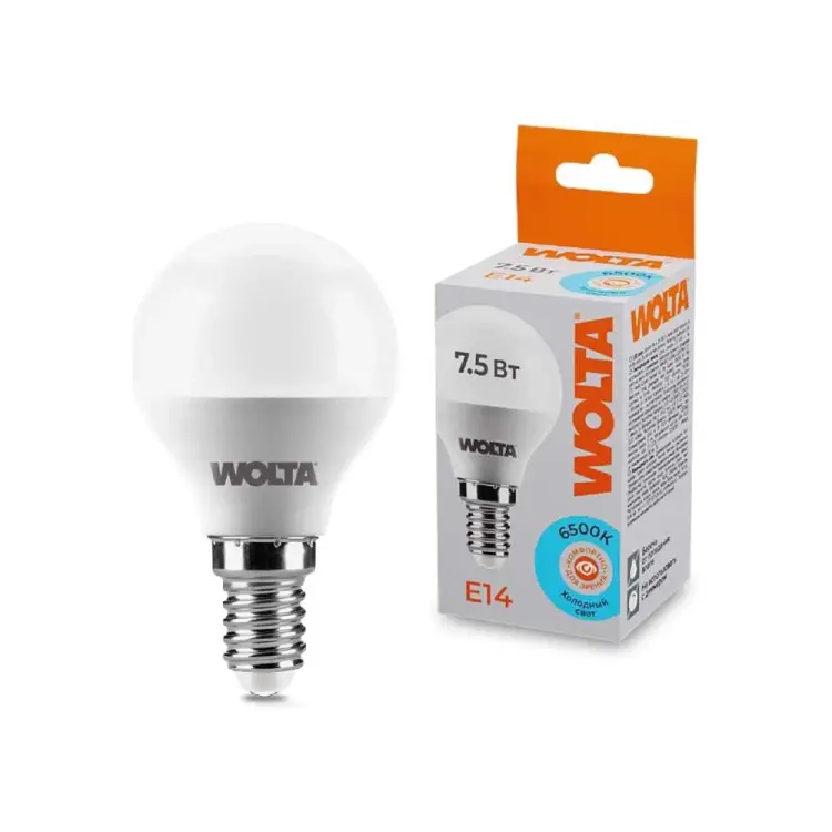 Лампа Wolta 25W45GL7.5E14 25W45GL7.5E14