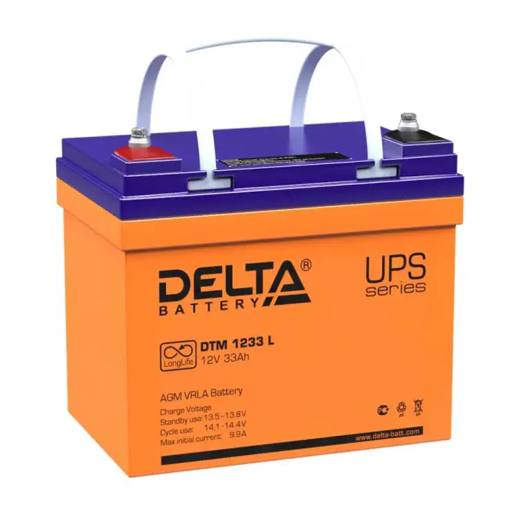 Аккумулятор DELTA DTM 1233 L