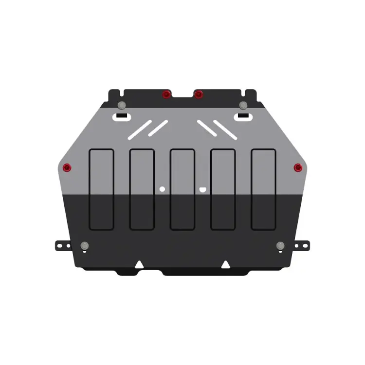 Защита картера двигателя и кпп сталь 2 мм для MITSUBISHI Outlander 2.0, 2.4 CVT 2013 / 2014 / 2015 / 2016 / 2017 / 2018 / 2019 / 20 sheriff 2580