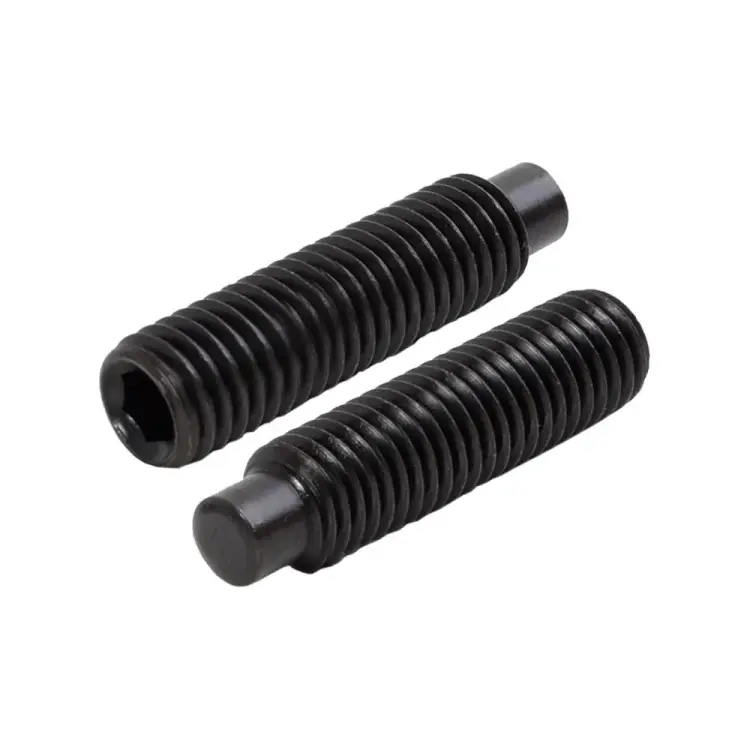 Оксидированный установочный винт ЦКИ М6х8 DIN915 51501