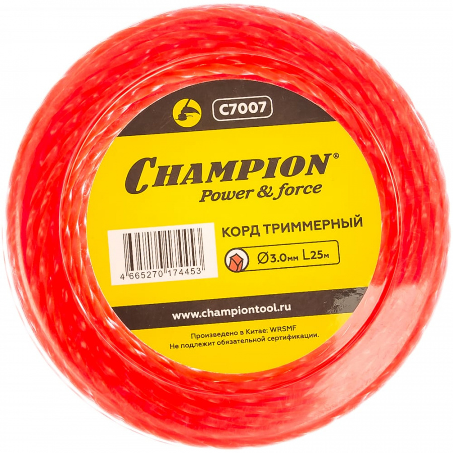 Триммерный корд Champion Twisted Square