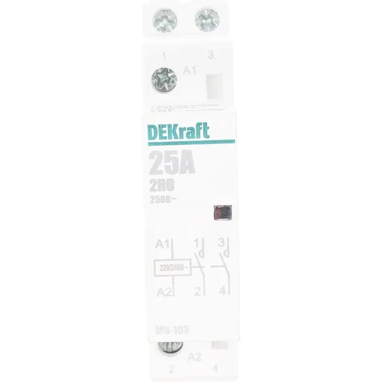 Модульный контактор DEKraft МК-103 25А 230В 18064DEK 1113392