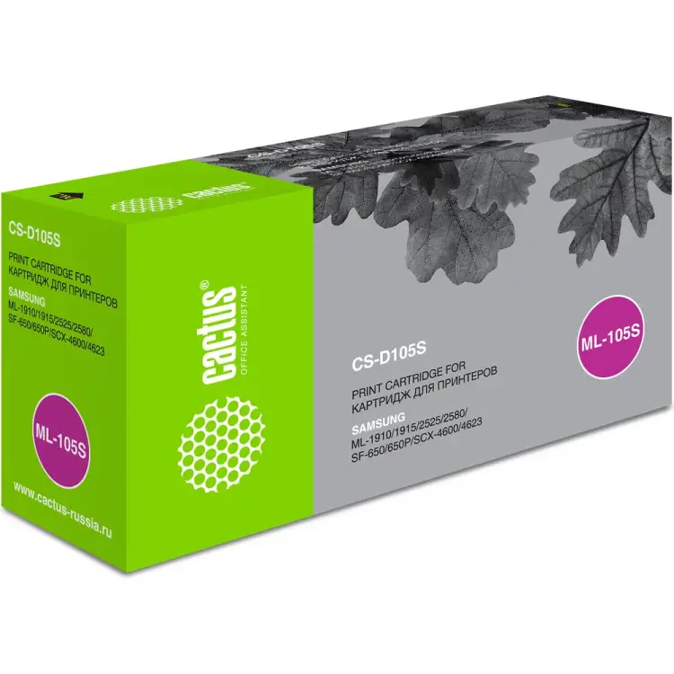 Лазерный картридж для samsung ml-1910/1915/2525/2580/scx Cactus mlt-d105s 690178