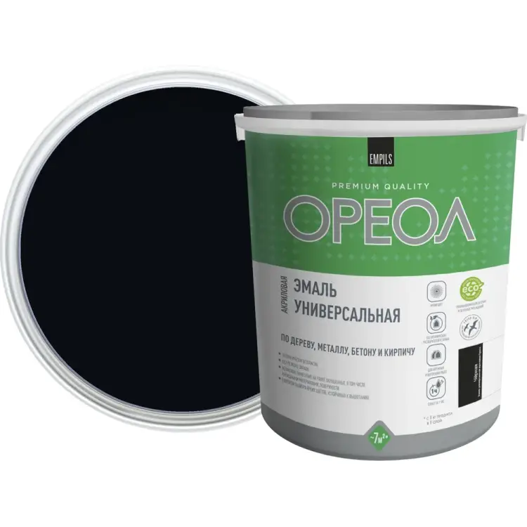 Эмаль акриловая ОРЕОЛ 85901