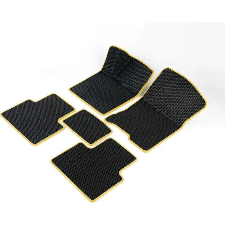 Автомобильные коврики для Kia Ceed I 2010 - 2012 рестайлинг (Киа Сид 1) Vicecar DL23001XX-желтый