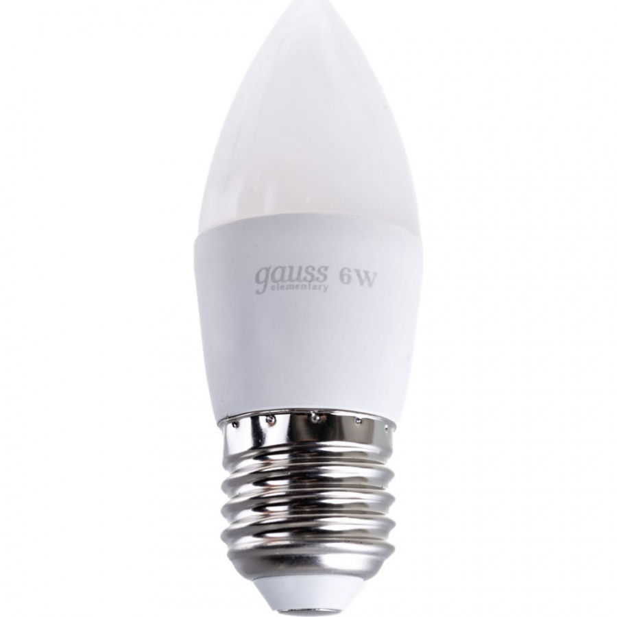 Лампа Gauss LED Elementary Candle 6W E27 2700K