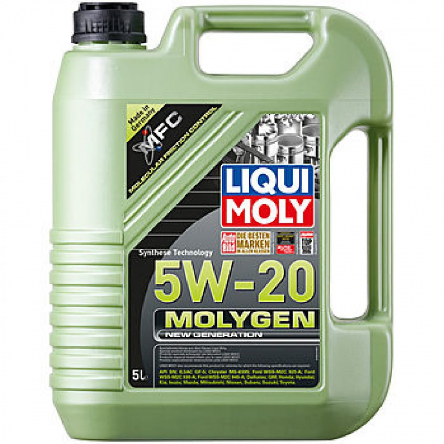 HC-синтетическое моторное масло LIQUI MOLY Molygen New Generation 5W-20