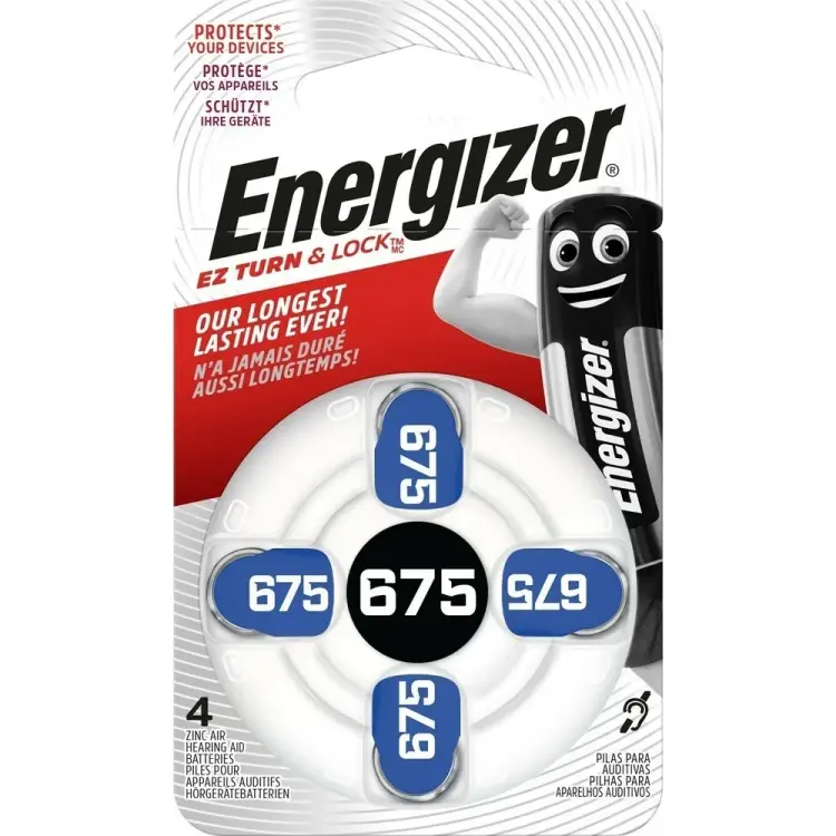 Батарейка Energizer Zinc Air 675 7638900349252