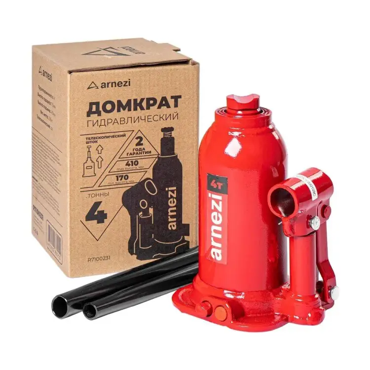 Гидравлический бутылочный двухштоковый домкрат Arnezi R7100231