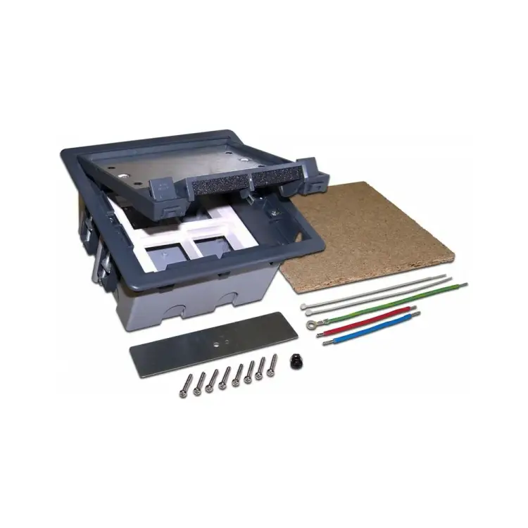 Лючок в пол LANMASTER Mosaic LAN-WA-FLBP-F45/4