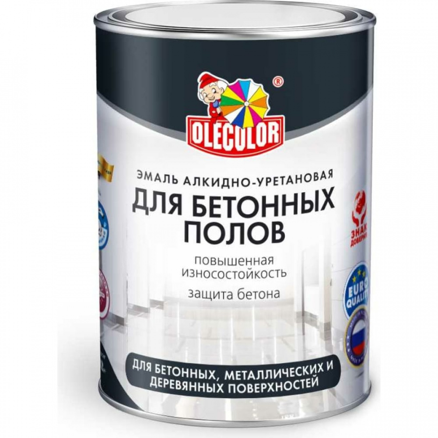 Алкидно-уретановая эмаль для бетонных полов Olecolor 4300011186