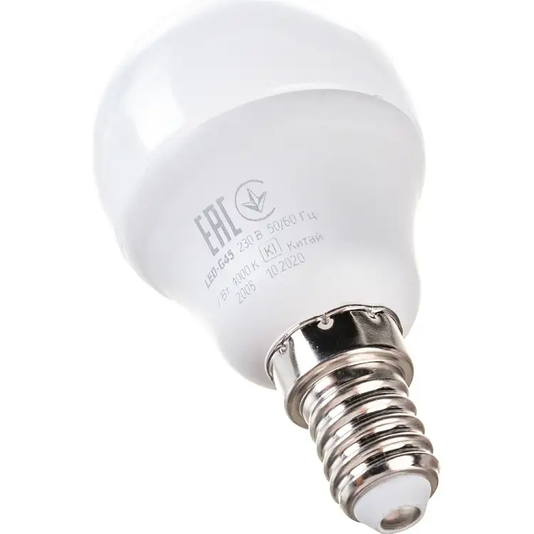Светодиодная лампа IEK ECO LLE-G45-7-230-40-E14