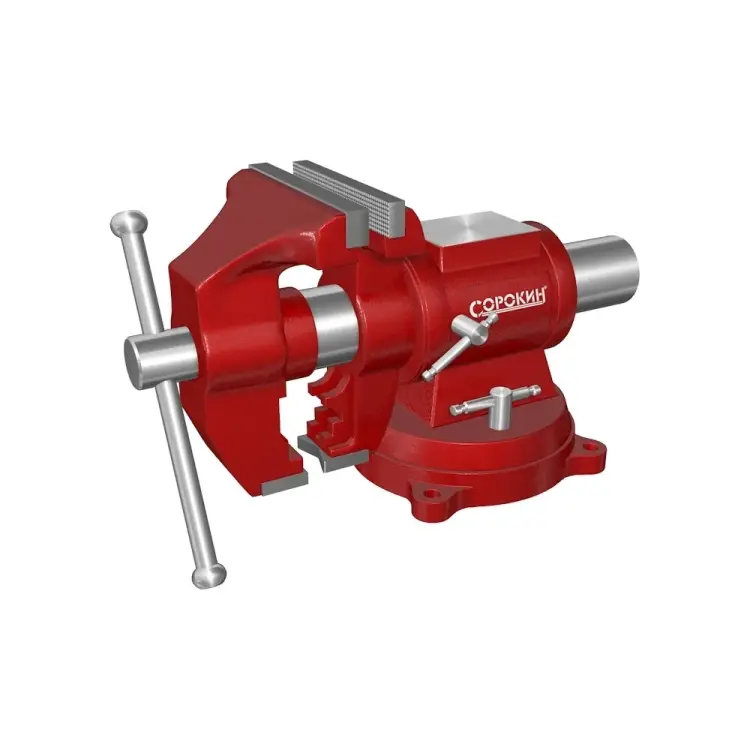 Слесарные поворотные с наковальней тиски Сорокин 1.925 Слесарные поворотные с наковальней тиски Сорокин 1.925